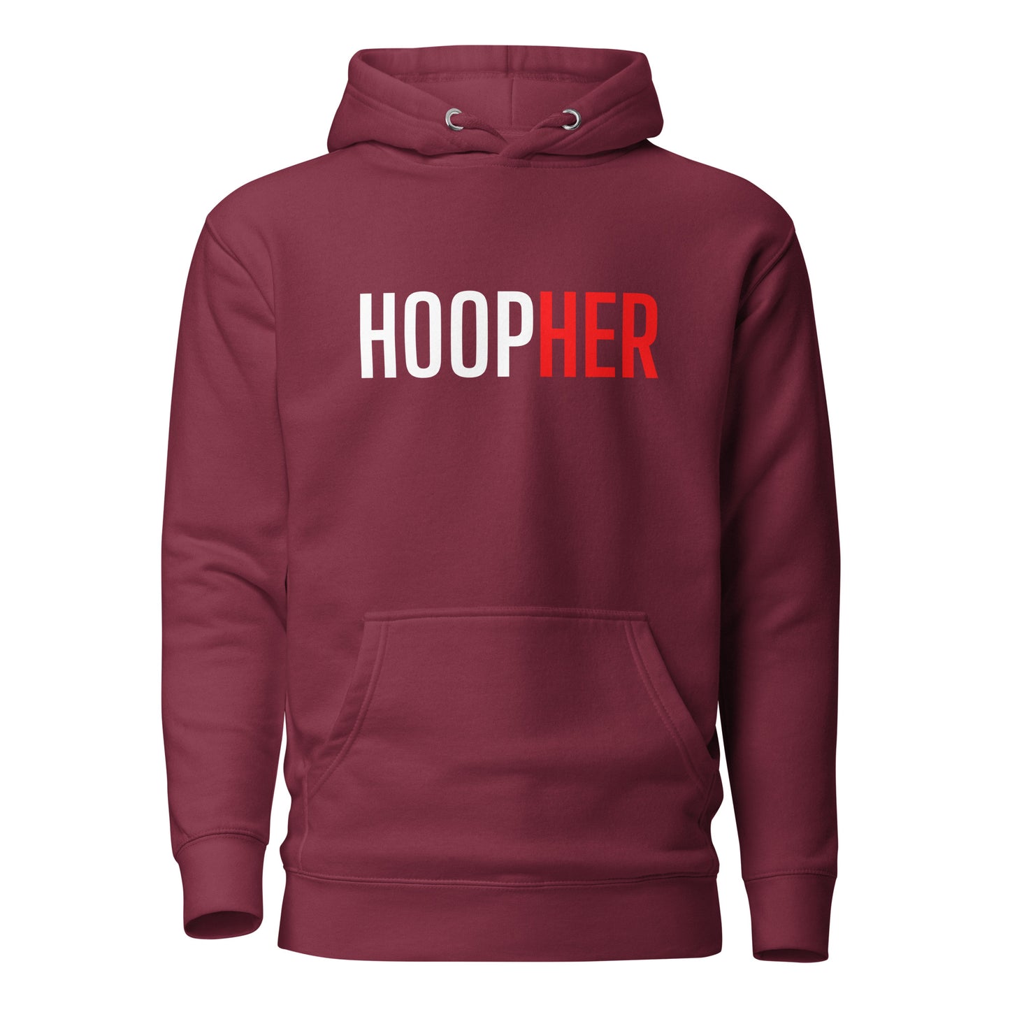 "HOOPHER" Print Hoodie V6