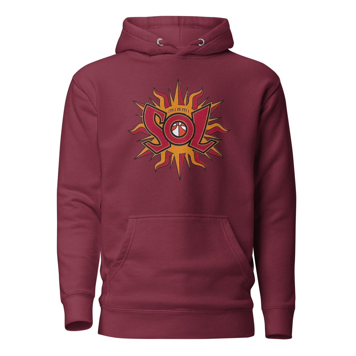 Retro Miami Sol Print Hoodie