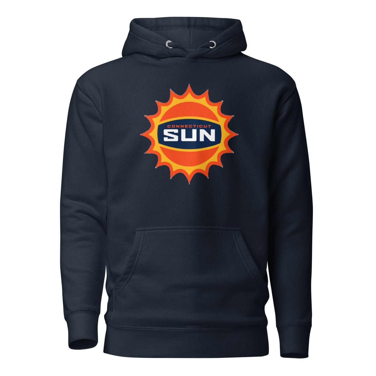 Retro Connecticut Sun Print Hoodie
