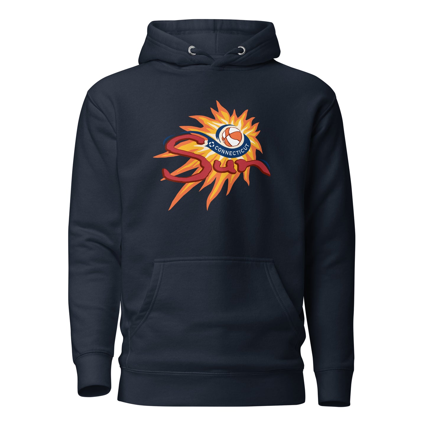 Retro Connecticut Sun Print Hoodie V2