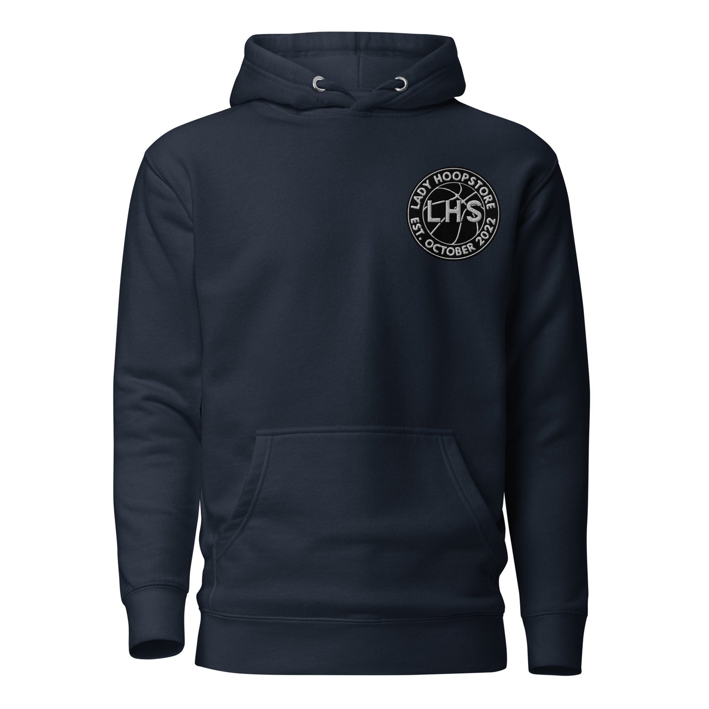 Official Black LHS Seal Embroidered Hoodie