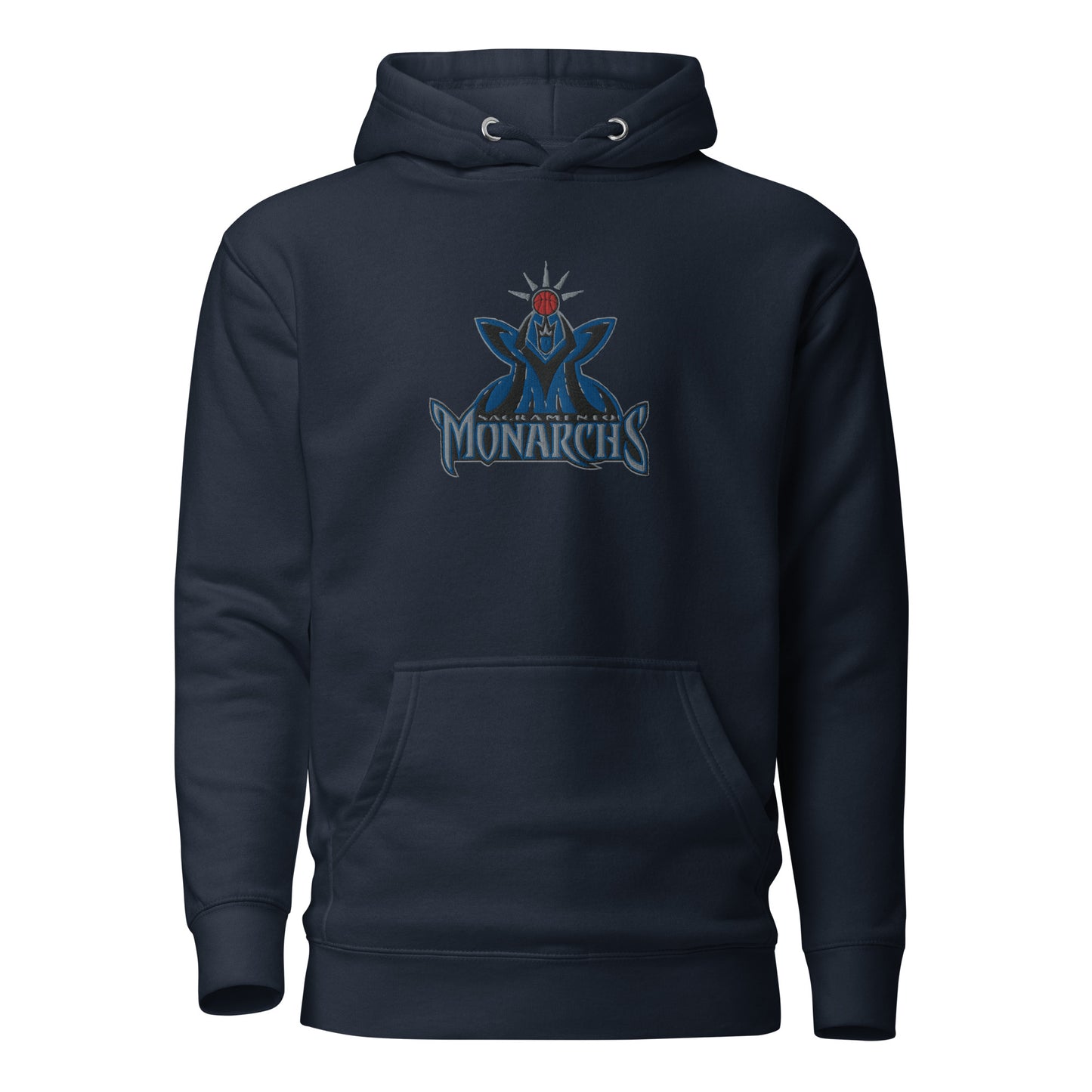 Retro Sacramento Monarchs Embroidered Hoodie V1