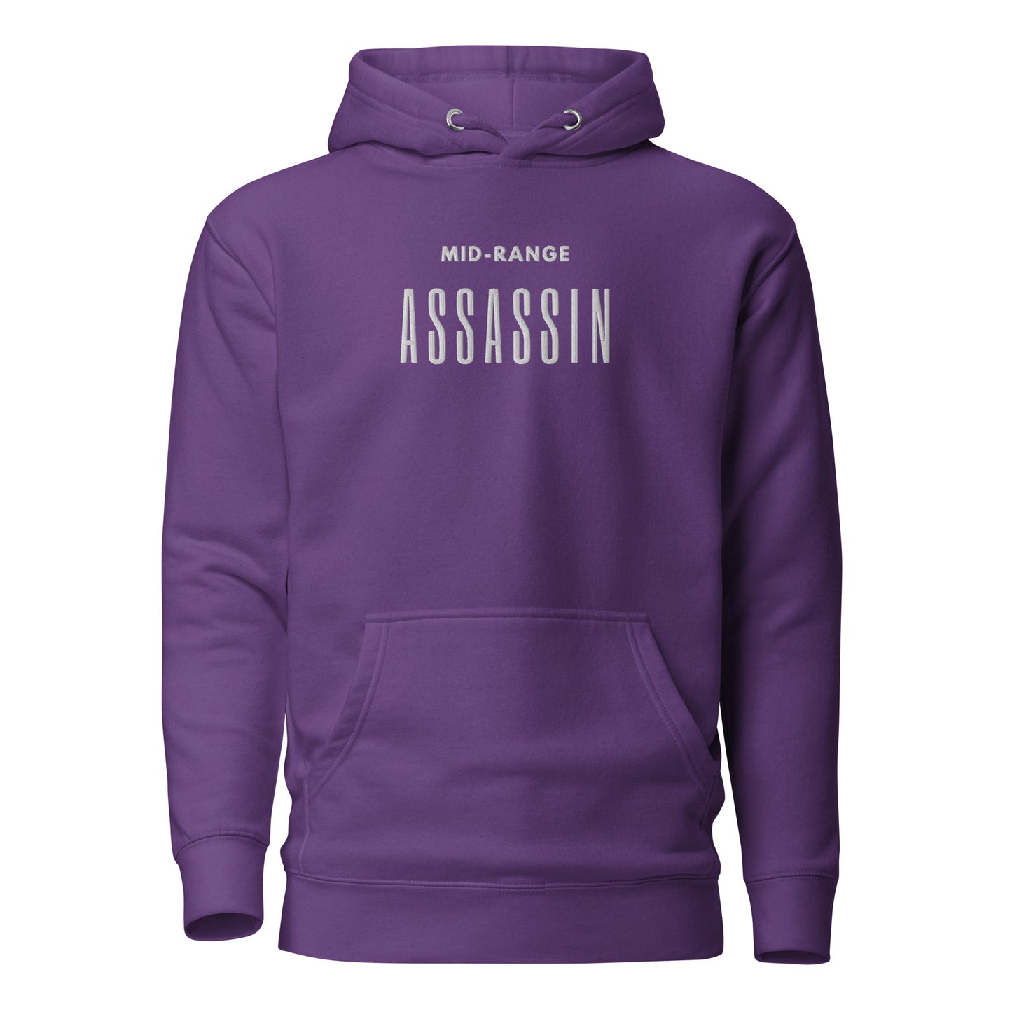"Mid-Range Assassin" Embroidered Hoodie V2
