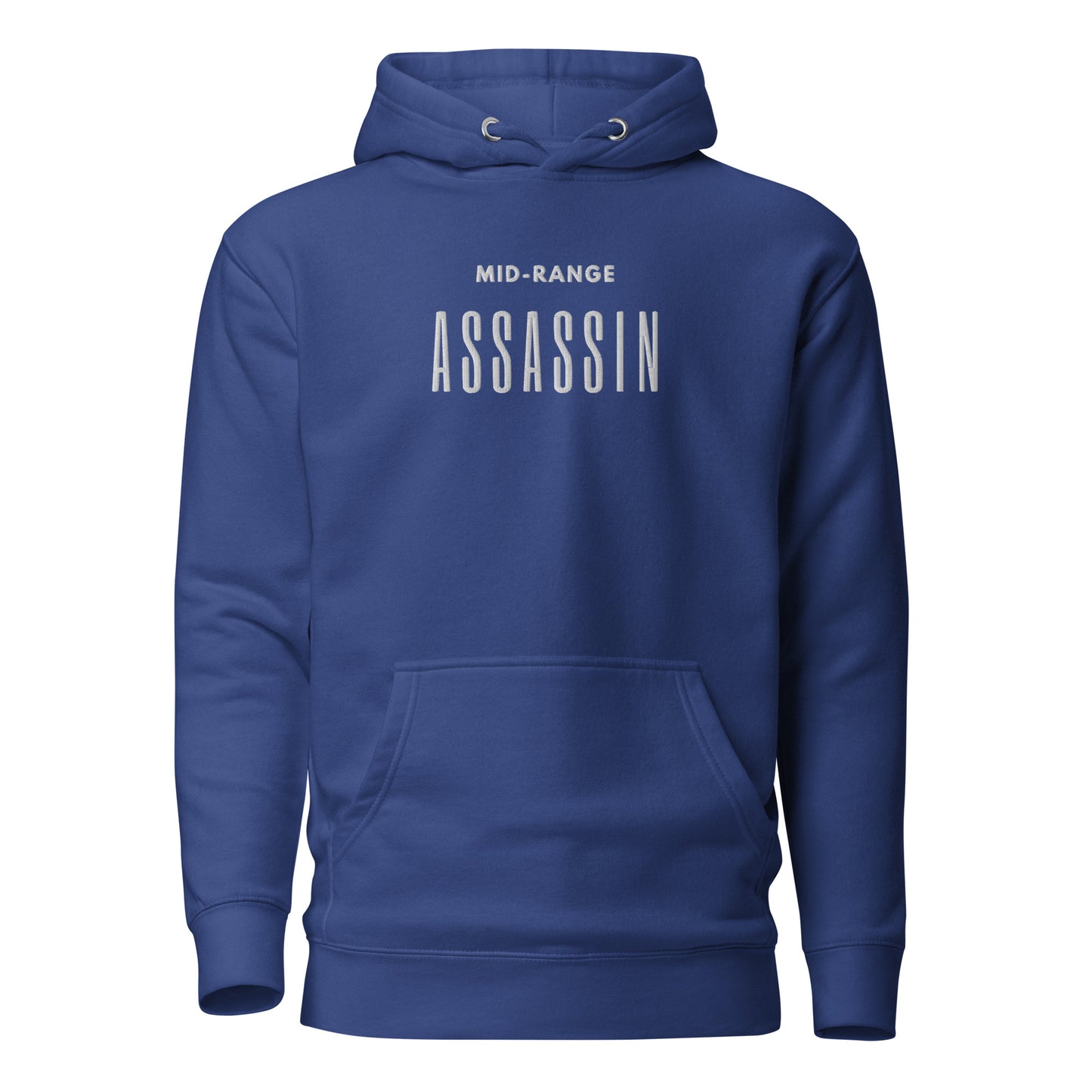 "Mid-Range Assassin" Embroidered Hoodie V2