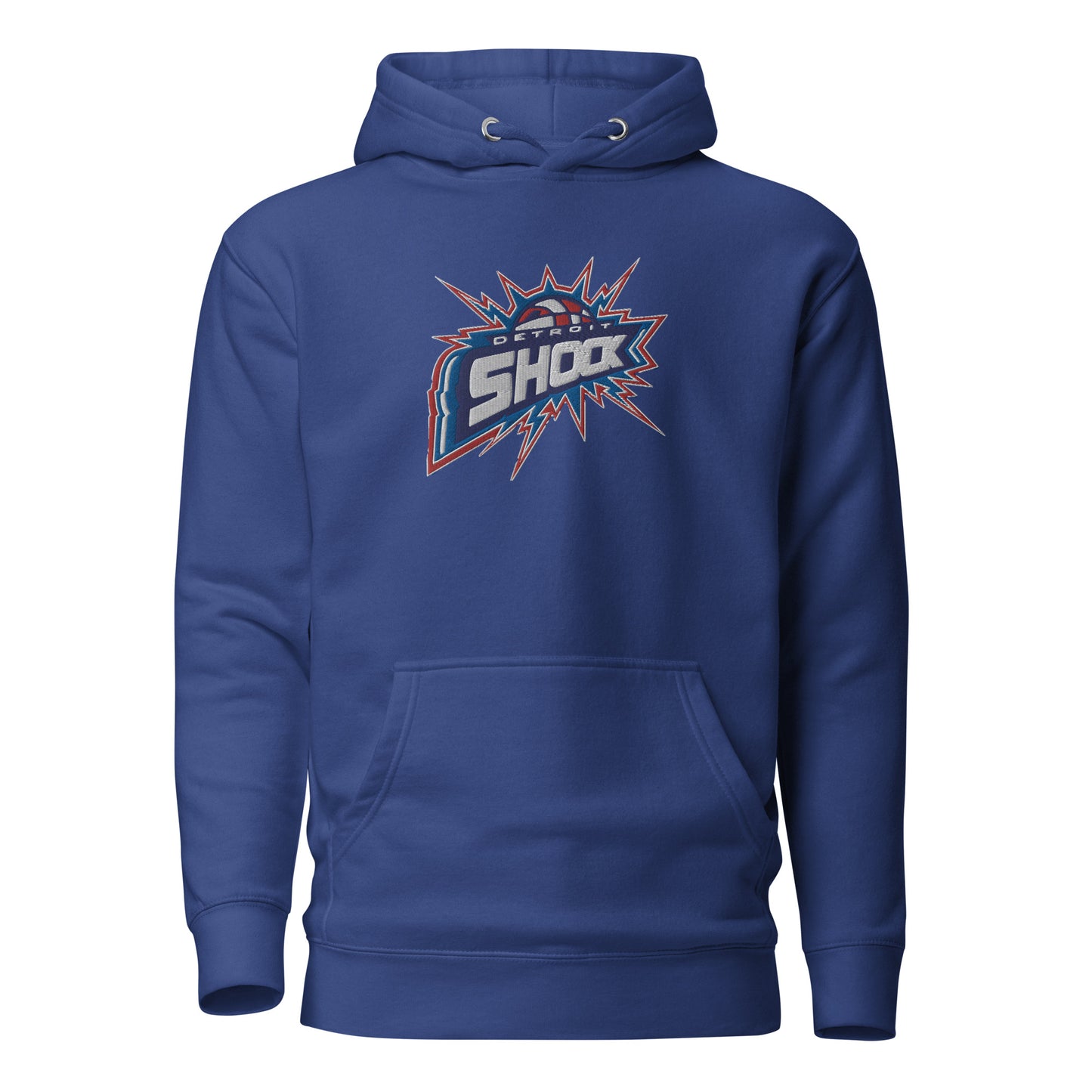 Retro Detroit Shock Embroidered Hoodie