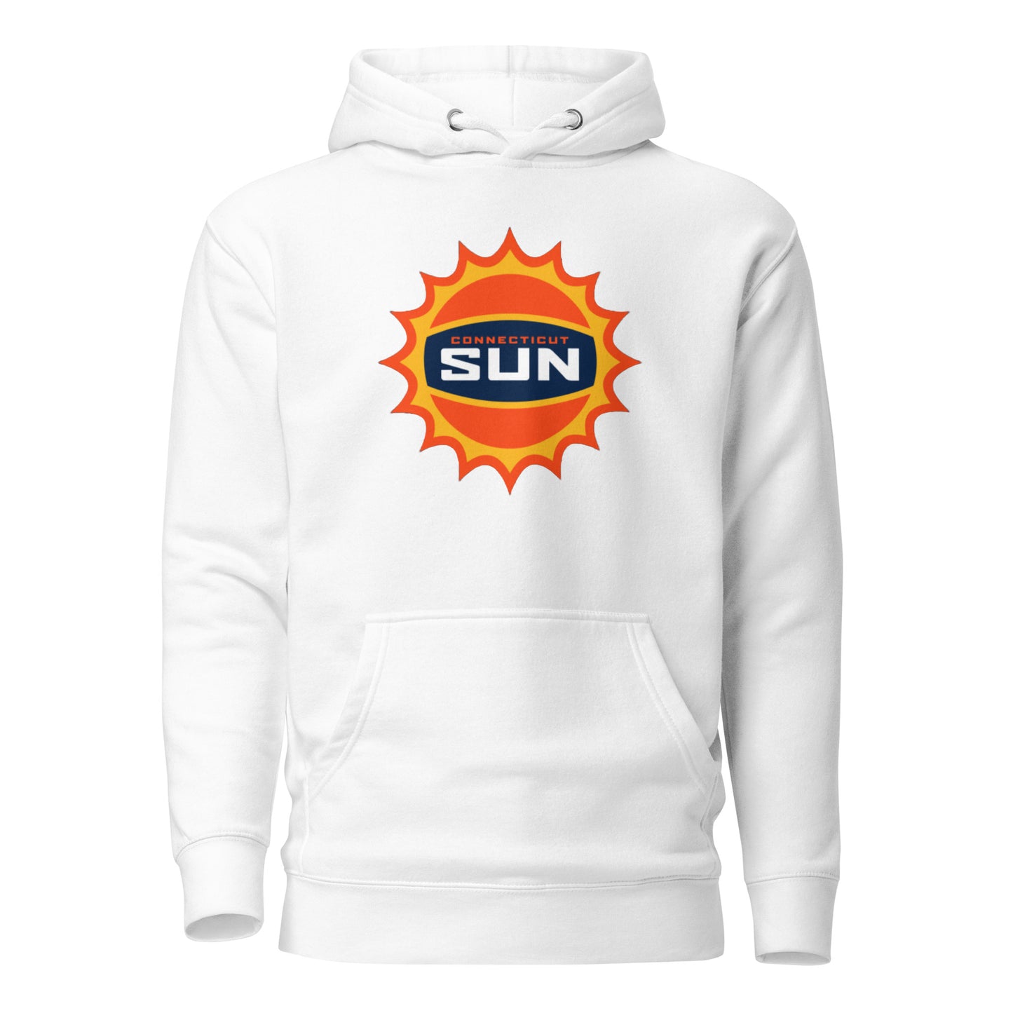 Retro Connecticut Sun Print Hoodie