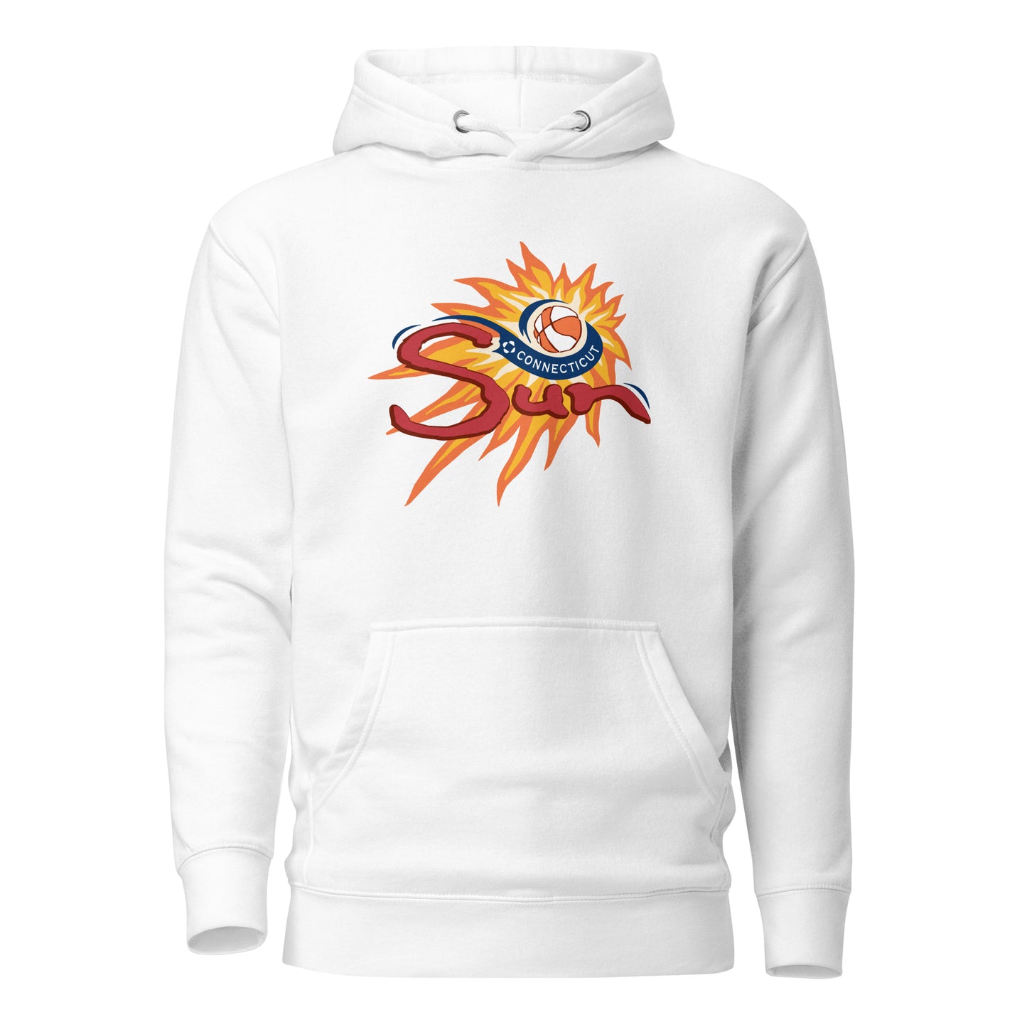 Retro Connecticut Sun Print Hoodie V2