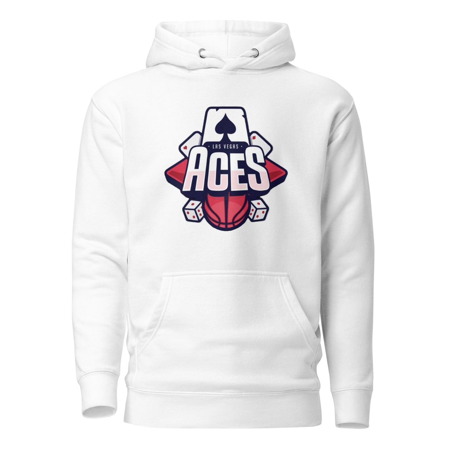 Retro Las Vegas Aces Print Hoodie