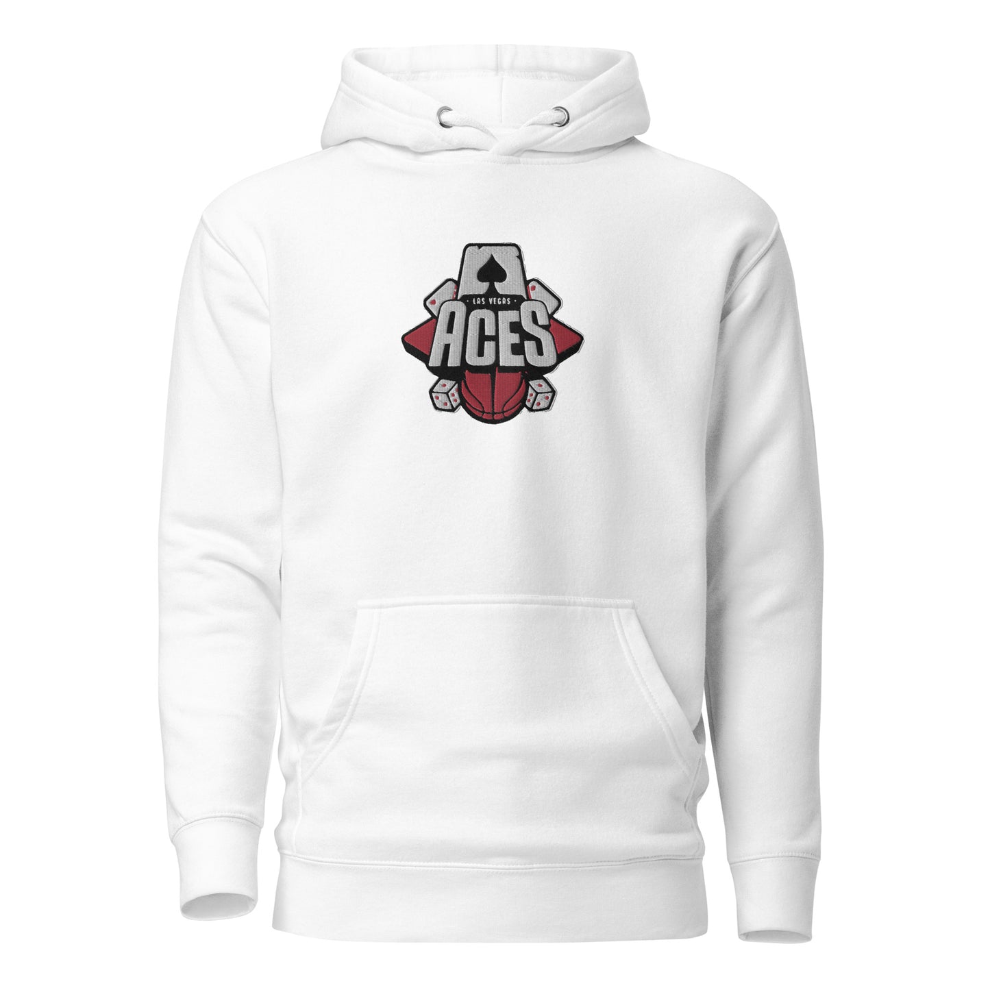 Retro Las Vegas Aces Embroidered Hoodie