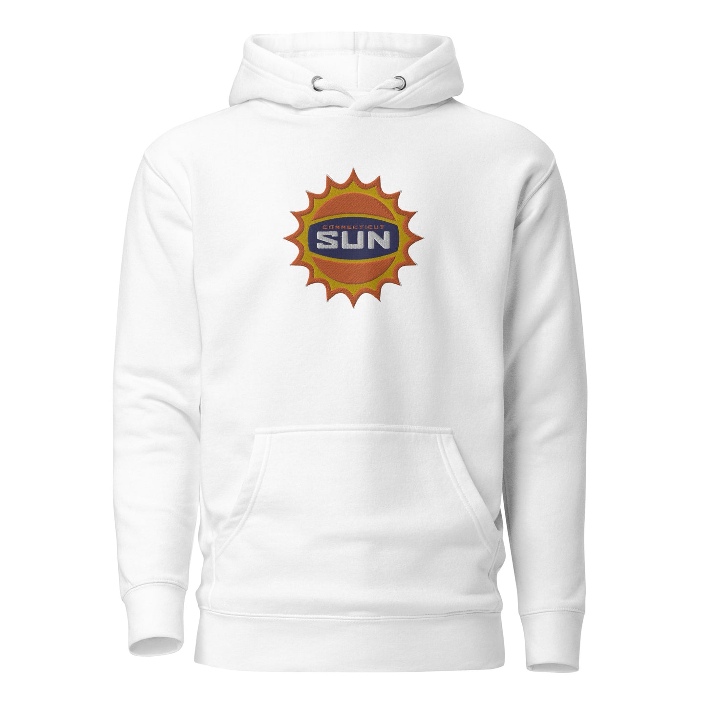 Retro Connecticut Sun Embroidered Hoodie V2