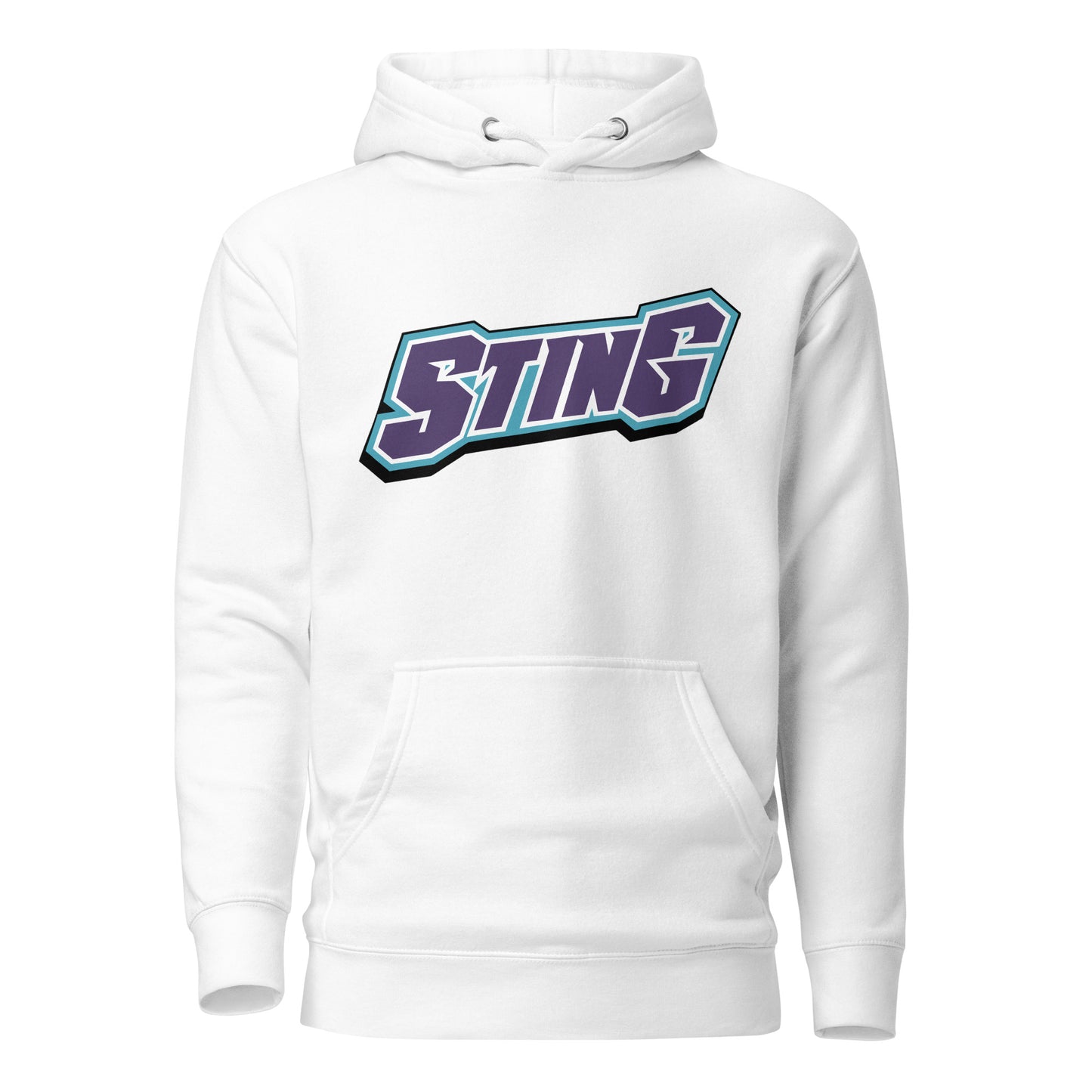 Retro Charlotte Sting Print Hoodie