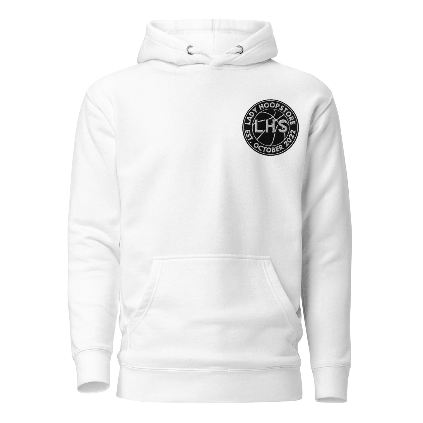 Official Black LHS Seal Embroidered Hoodie