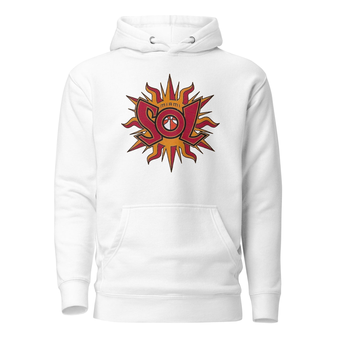 Retro Miami Sol Print Hoodie
