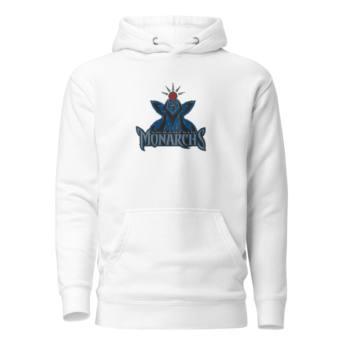 Retro Sacramento Monarchs Embroidered Hoodie V1