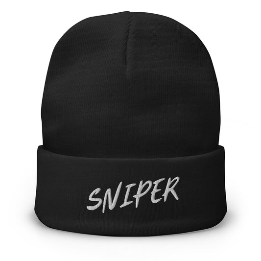 "SNIPER" Embroidered Beanie V2