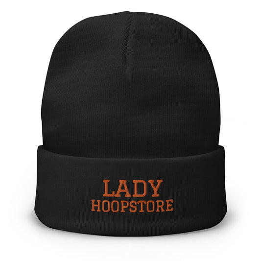 Lady Hoopstore Varsity Embroidered Beanie