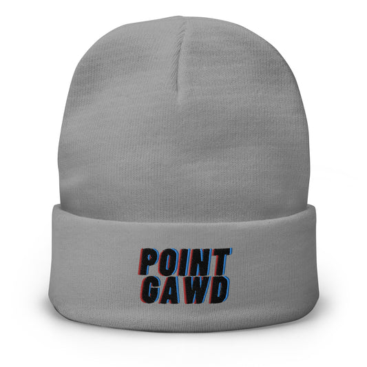 Point Gawd Embroidered Beanie V1