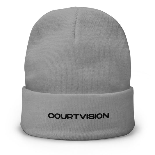 CourtVision Embroidered Beanie V2