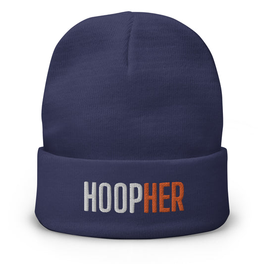 "HOOPHER" Embroidered Beanie V5