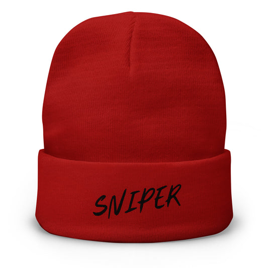 "SNIPER" Embroidered Beanie V3