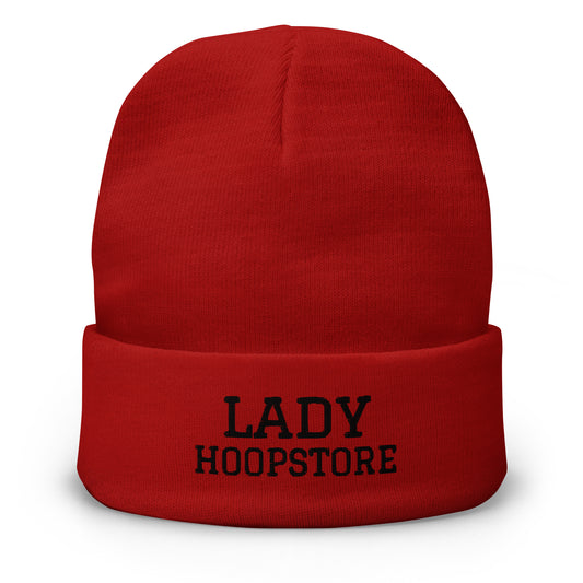 Lady Hoopstore Varsity Embroidered Beanie V3