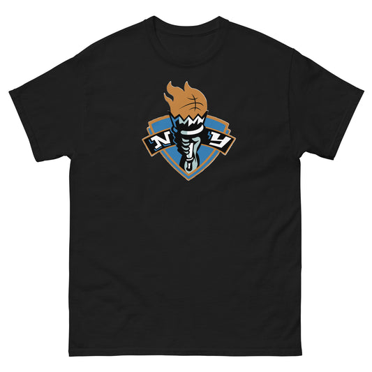 Retro New York Liberty Center Logo V2 Classic Tee