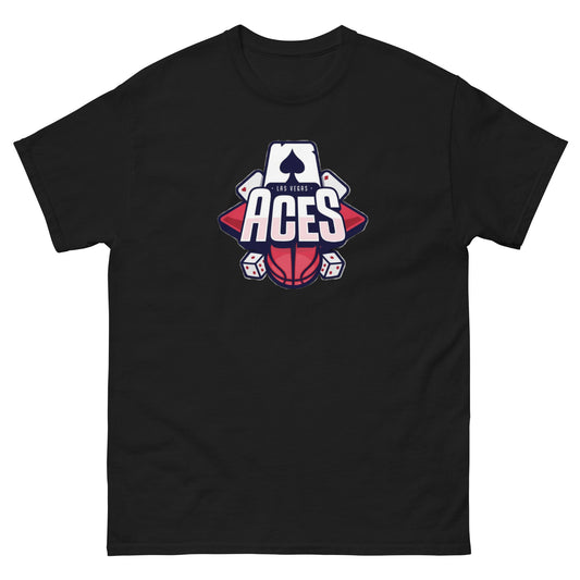 Retro Las Vegas Aces Center Logo Classic Tee