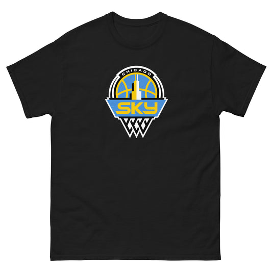 Retro Chicago Sky Center Logo V2 Classic Tee