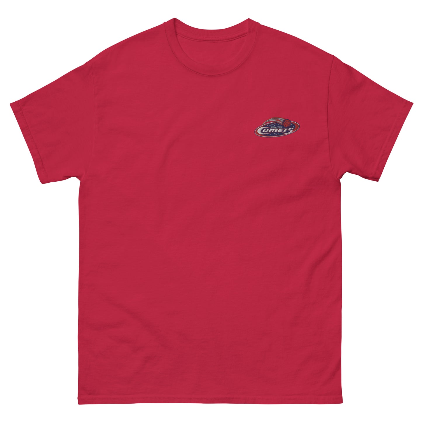 Retro Houston Comets Small Logo Embroidered Tee