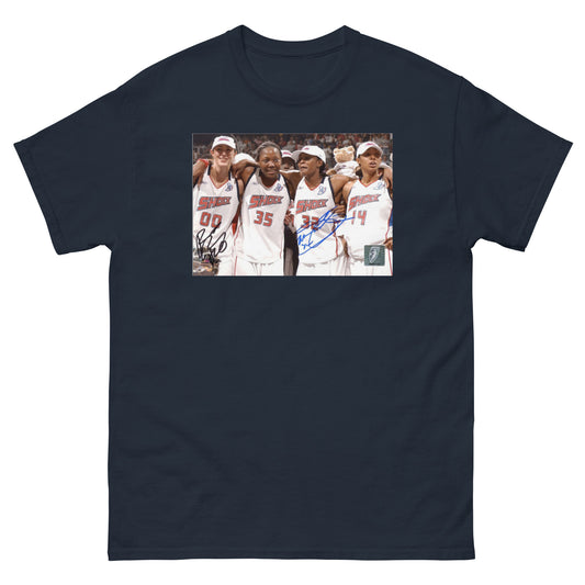 Retro Detroit Shock Autographed Championship Classic Tee