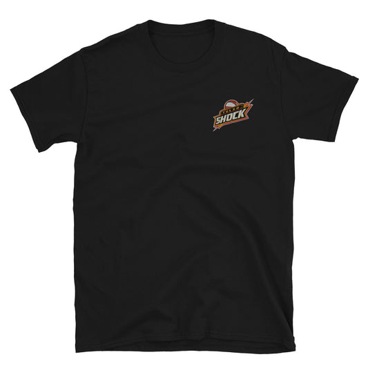 Retro Tulsa Shock Logo Softstyle Tee (Embroidered)