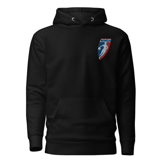 Retro WNBA Logo Embroidered Hoodie V1