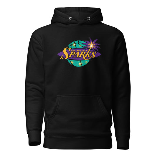 Retro LA Sparks Print Hoodie V2