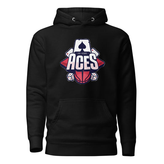 Retro Las Vegas Aces Print Hoodie