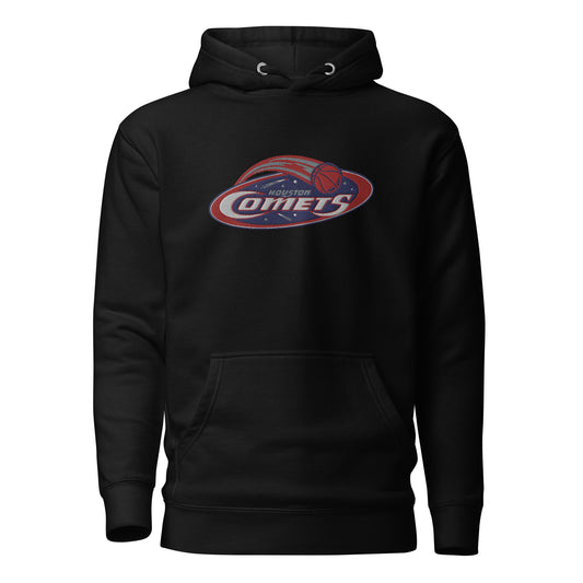 Retro Houston Comets 4x Championship Embroidered Hoodie