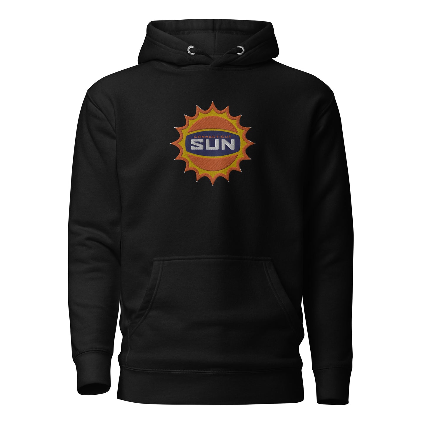 Retro Connecticut Sun Embroidered Hoodie V2