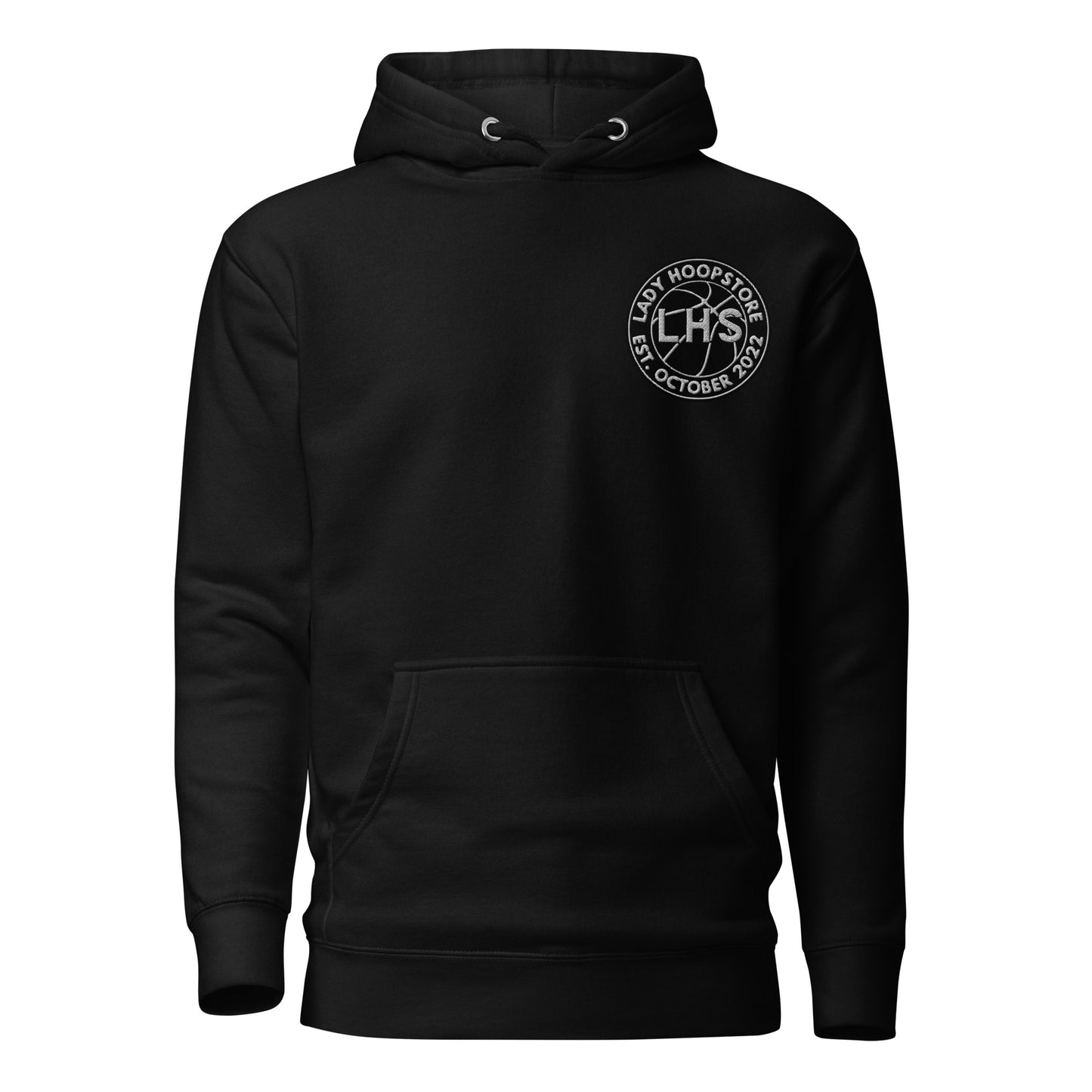 Official Black LHS Seal Embroidered Hoodie