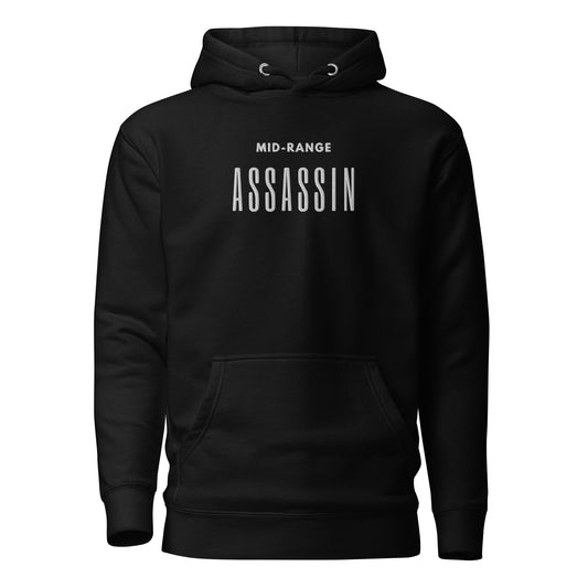 "Mid-Range Assassin" Embroidered Hoodie V2