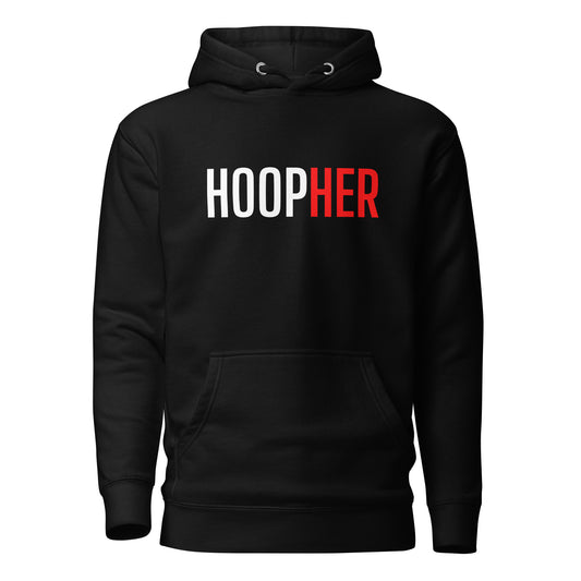"HOOPHER" Print Hoodie V6