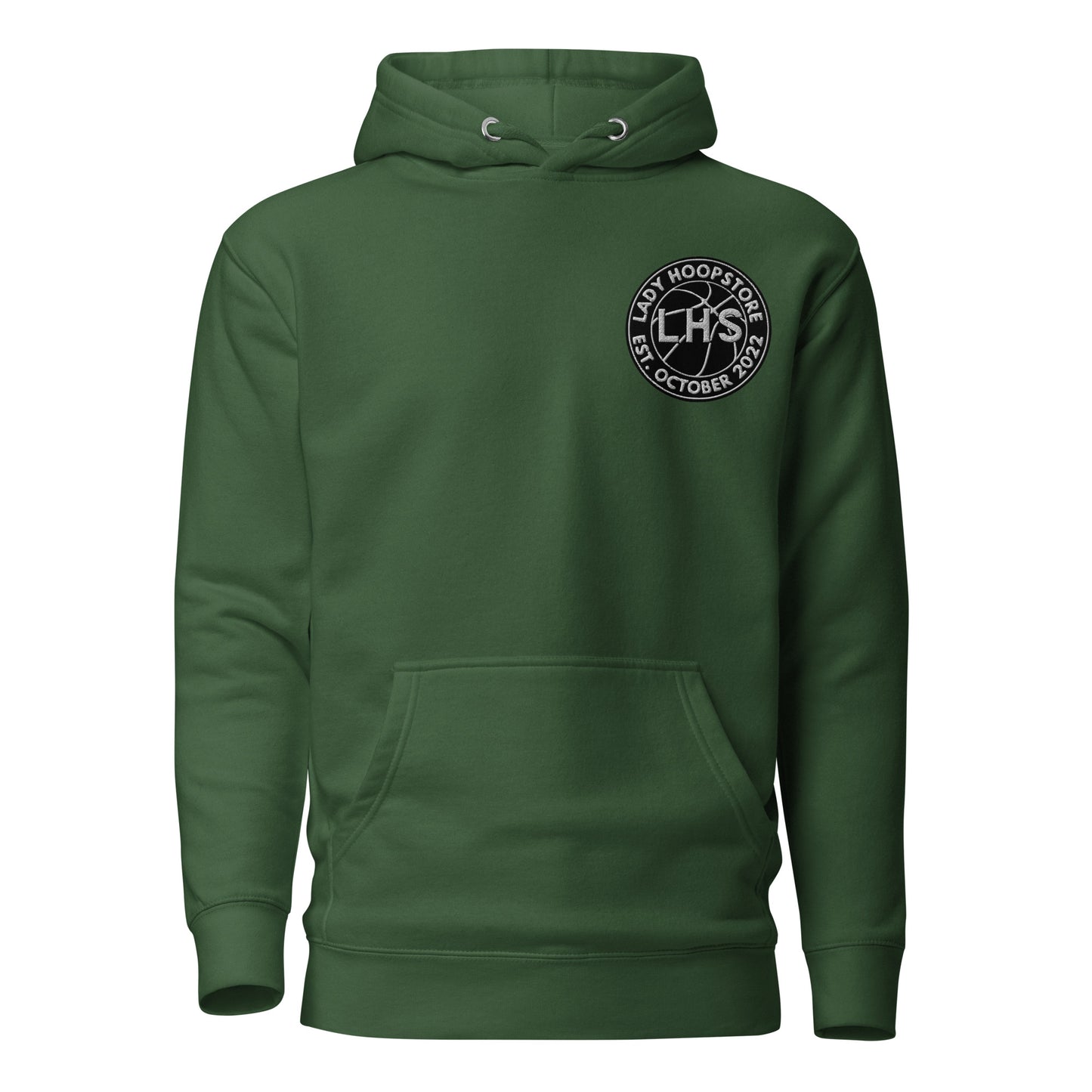 Official Black LHS Seal Embroidered Hoodie