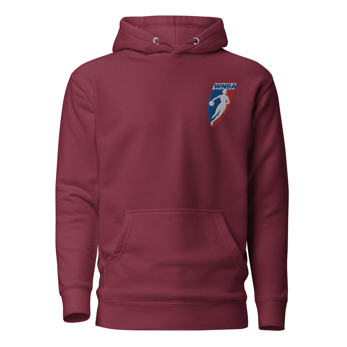 Retro WNBA Logo Embroidered Hoodie V1