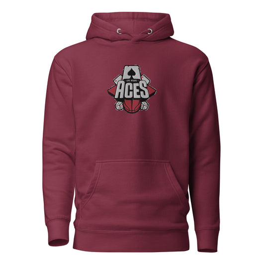 Retro Las Vegas Aces Embroidered Hoodie