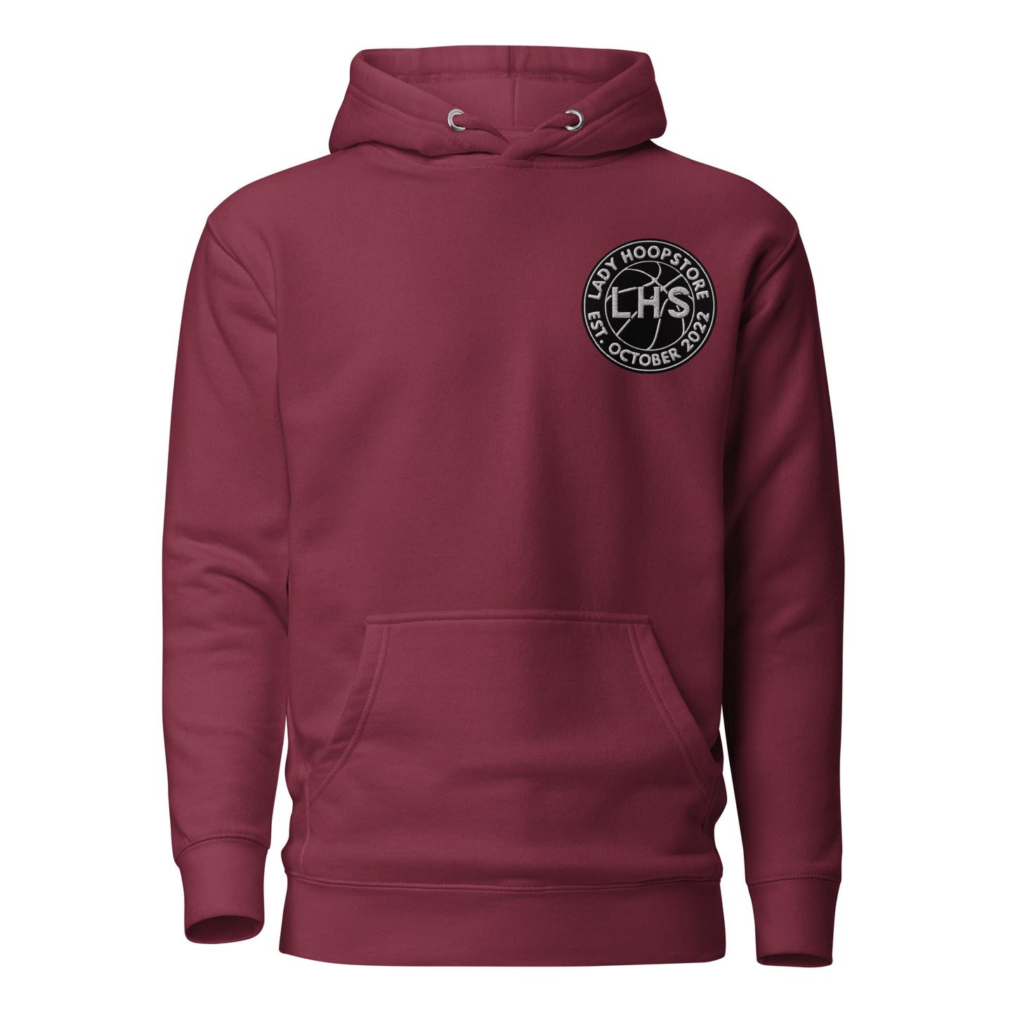 Official Black LHS Seal Embroidered Hoodie