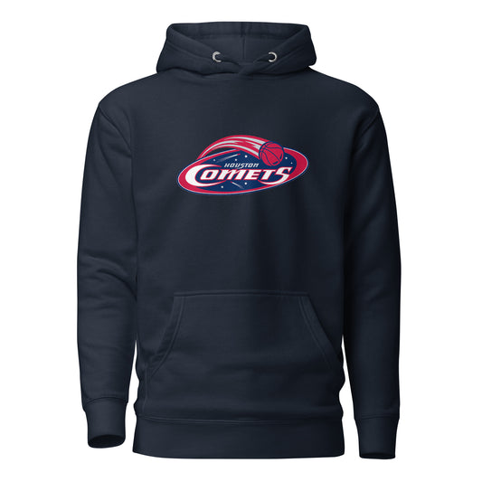 Retro Houston Comets Print Hoodie
