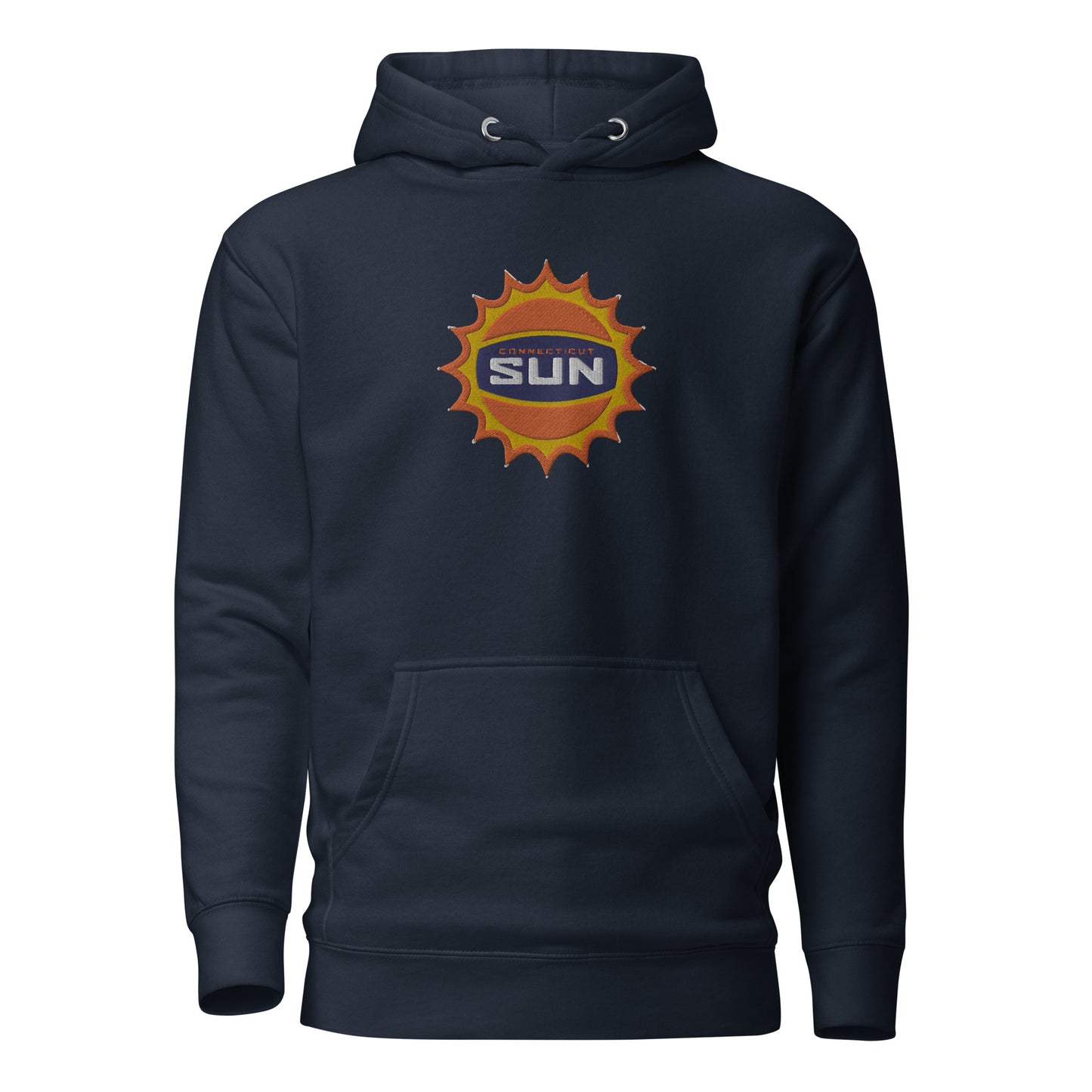 Retro Connecticut Sun Embroidered Hoodie V2