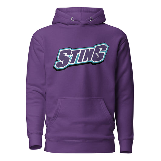 Retro Charlotte Sting Print Hoodie