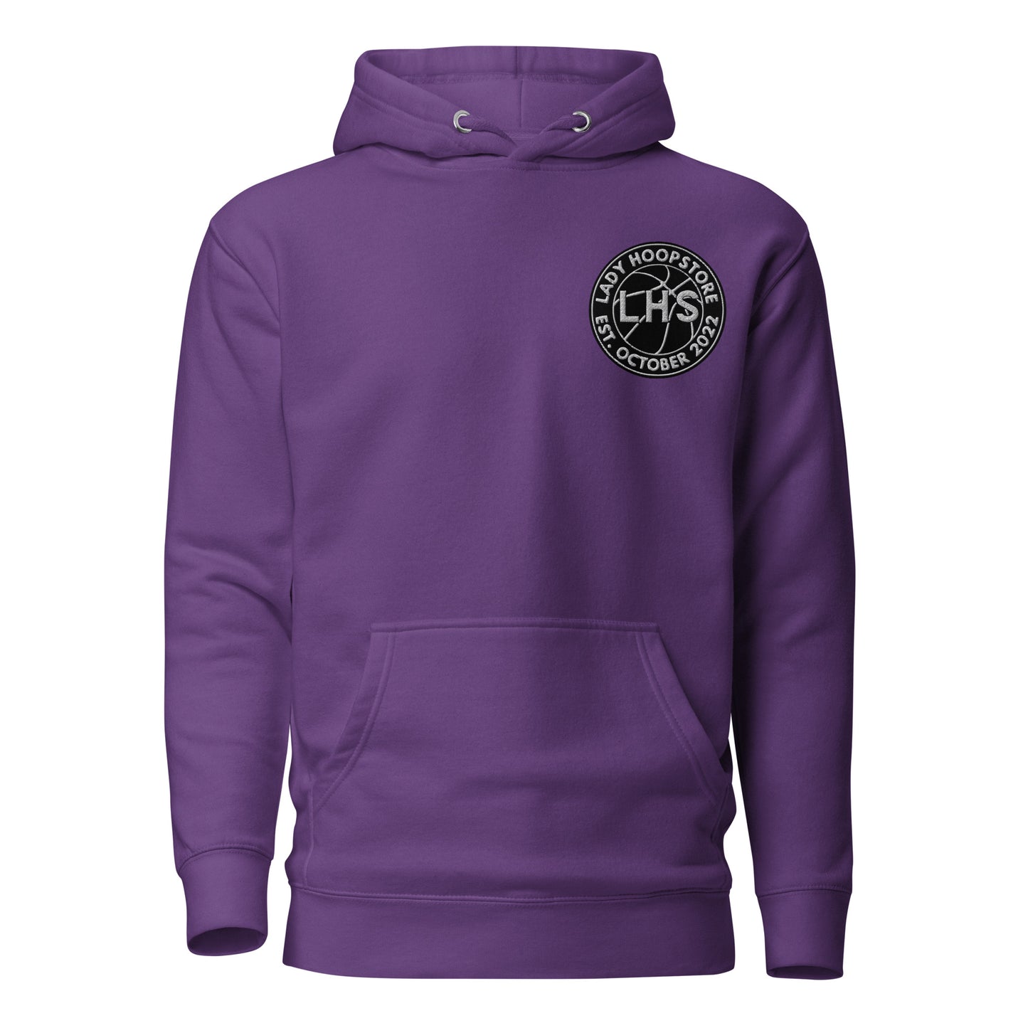Official Black LHS Seal Embroidered Hoodie