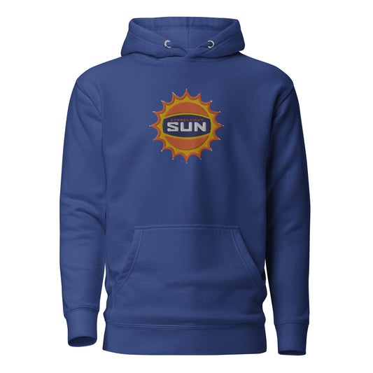 Retro Connecticut Sun Embroidered Hoodie V2