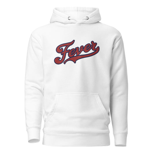 Indiana Fever Calligraphy Embroidered Hoodie