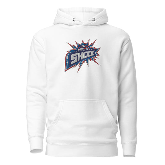Retro Detroit Shock Embroidered Hoodie